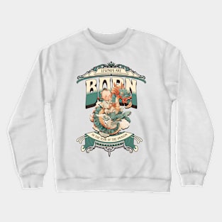 Dragon Rider Legends: Oriental Baby in Dragon's Embrace! Crewneck Sweatshirt